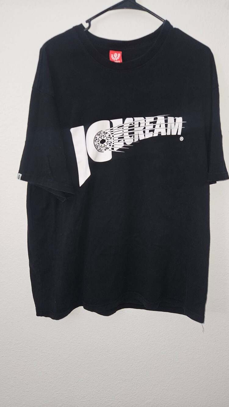 ICECREAM Glare Logo Graphic T-Shirt Black